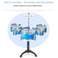 Drum Sets for Children Beginners Children's Toys Dynamic Jazz Drums for Western Percussion Instrument
