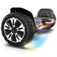 Warrior Off-Road Self-Balancing Scooter 8.5 Inch 350W X 2 with Music Speaker And LED Lights 10mph - Indoor And Outdoor Use