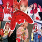 New Yuqi Cute 15cm Red Rabbit Plush Toy Keychain Cartoon Red Rabbit Backpack Pendant,Celebrity Fans Support Collection Gift