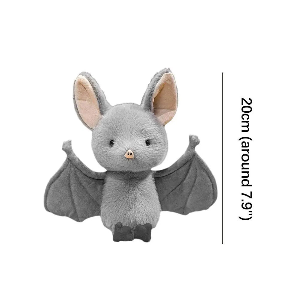 Bat Doll Plush Toy,Goth Bat Plush Creepy Gothic Bat Stuffed Animal Lifelike Bats Plushie Soft Hugging Plush For Birthday Gifts