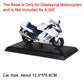 1:18 Hayabusa R1 GSX1000R CBR1000RR Miniature Motorcycle Toy Models Alloy Diecast Shock Absorption Front Wheel Steering Gifts