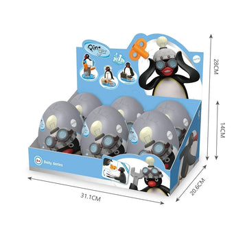 Hot Sale Original Pingu Little Everyday Series Blind Box Kawaii Doll Wind-Up Toy Pingu Model Mystery Box Custom Birthday Gifts