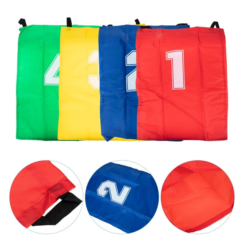 4Pcs Kangaroo Jumping Bags Sack Race Outdoor Fun Sports Games Parent-child Interactive Sensory Training Preschool Play Toys