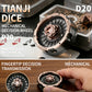 0 Sided D20 Lucky Rotating Wheel Fidget Toy Anti Stress Anxiety Relief EDC Hand Spinner Desk Gadget DND RPG Table Game Gift