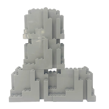 4pcs Mountains Hills Building Blocks DIY Toys MOC Accessories Basic Components Wild Parks Construction Model Bricks