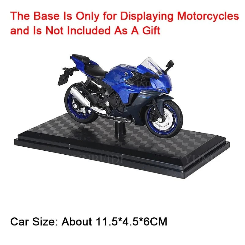 1:18 Scale Mini R1 GSX1000R CBR1000RR, Motorcycle Toy Model Cast Alloy, Vehicle Series, Shock Absorption Design, Children's Gift