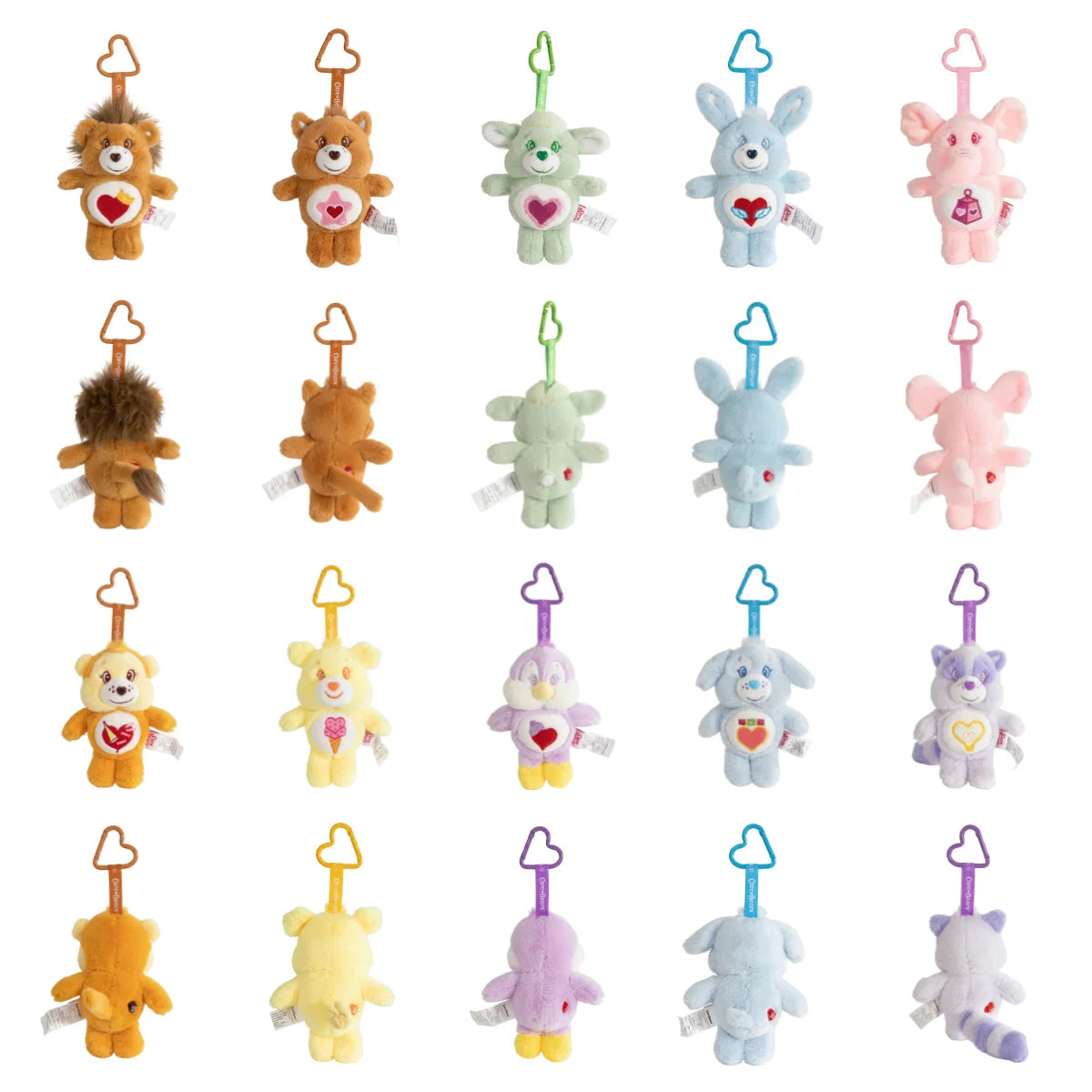 Care Bears Cousins Plush Keychain 15cm Cute Bear Pendant Bag Charm Soft Stuffed Toy Kawaii Accessory Birthday Gift Collectible