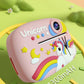 Kids Camera Instant Print 1080P HD Toddler Digital Video Camera 2.4-Inch Toy for Girls Boys Age 3-12 Christmas Birthday Gift