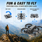 Drone Full Four Way Protection Modular 600mAh Battery Long Battery Life 40Mins Charging Strong Power Portable Outdoor RC Drone Toy