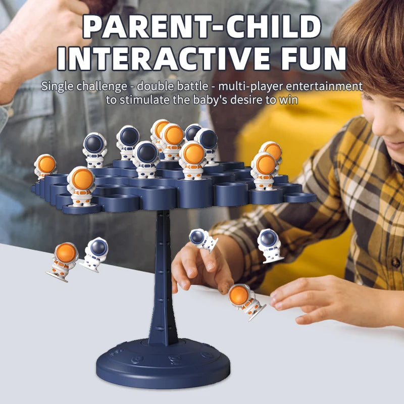 Puzzle Astronaut Balance Tree Astronaut Toy Parent-child Lnteractive Children's Mindfulness Thinking Training Board Game