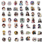 50Pcs Demon Slayer Japanese Anime Stickers Graffiti Skateboard Refrigerator Decorated Notebook Luggage Waterproof Sticker