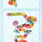 Baby Bath Toys Wall Bathtub Toy Assembling Slide Wind-Up Duck Slide Bathroom Shower Tracks Water Toys for Toddlers Kids Gifts