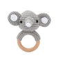 Baby Toys Crochet Animal Rattle Cartoon Music Rattle Toys for Baby Kawaii Teether Rattle Baby Toy 0 12 Months Montessori Toys