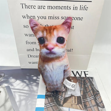 El Gato Cat Plush Toy – Cute Wowwow Cat Dolls Stuffed Animal Toy