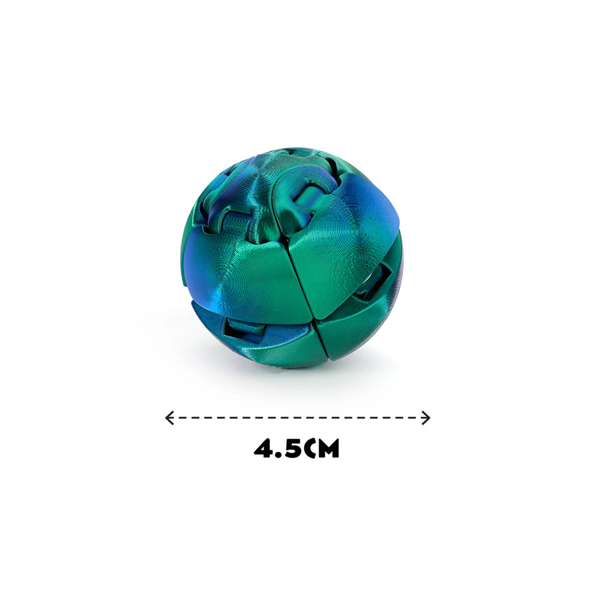 3D Printed Gear Ball Rotating Ball Movable Fidget Spinner Stress Relief Toys for Kids Model Desktop Creative Ornament Toys Gifts