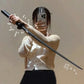 1/2/3PCS 3D Printed Gravity Straight Out Telescopic Samurai Stress Relief Toy Stretchable Cos Props Creative Folding Katana Gift
