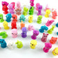 30pcs Pop Little Suckers Assembled Sucker Suction Cup Mini Monster Sucker Capsule Model Building Block Toys Cartoon Animal