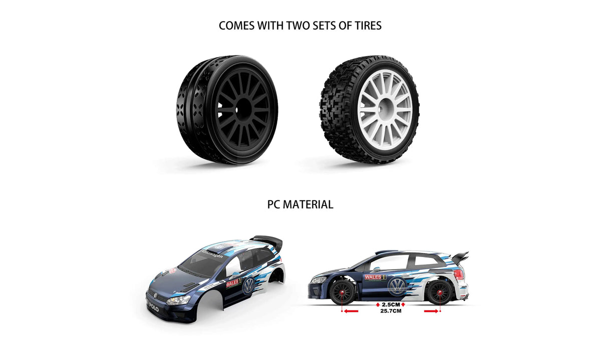 Mjx Hyper Go 1/10 Brushless 10304 Remote Control Car Simulation Model High-Speed Pulling RC Car Off-Road Vehicle Toy Gift