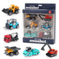 6pcs/set Alloy Engineering Truck Toy Car Classic Construction Model Vehicle Loader Tractor Excavator Toys for Boys Gifts