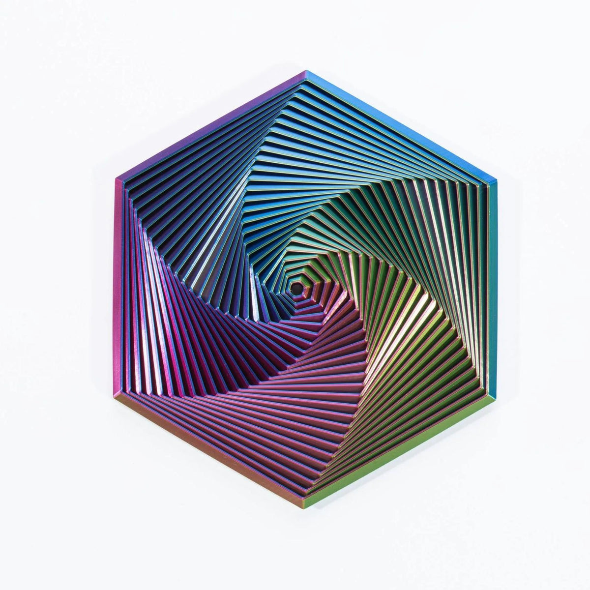 3D Printing Fractal Fidget Hexagon Stress Relief Artifacts Venting Toys For Children and Adults with Irritability and Depression