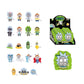 HUGKIS Rick And Morty Multiverse Series Plush Blind Box Fun unboxing game Magnetic Fridge Magnet Doll Keychain Pendant For Adult