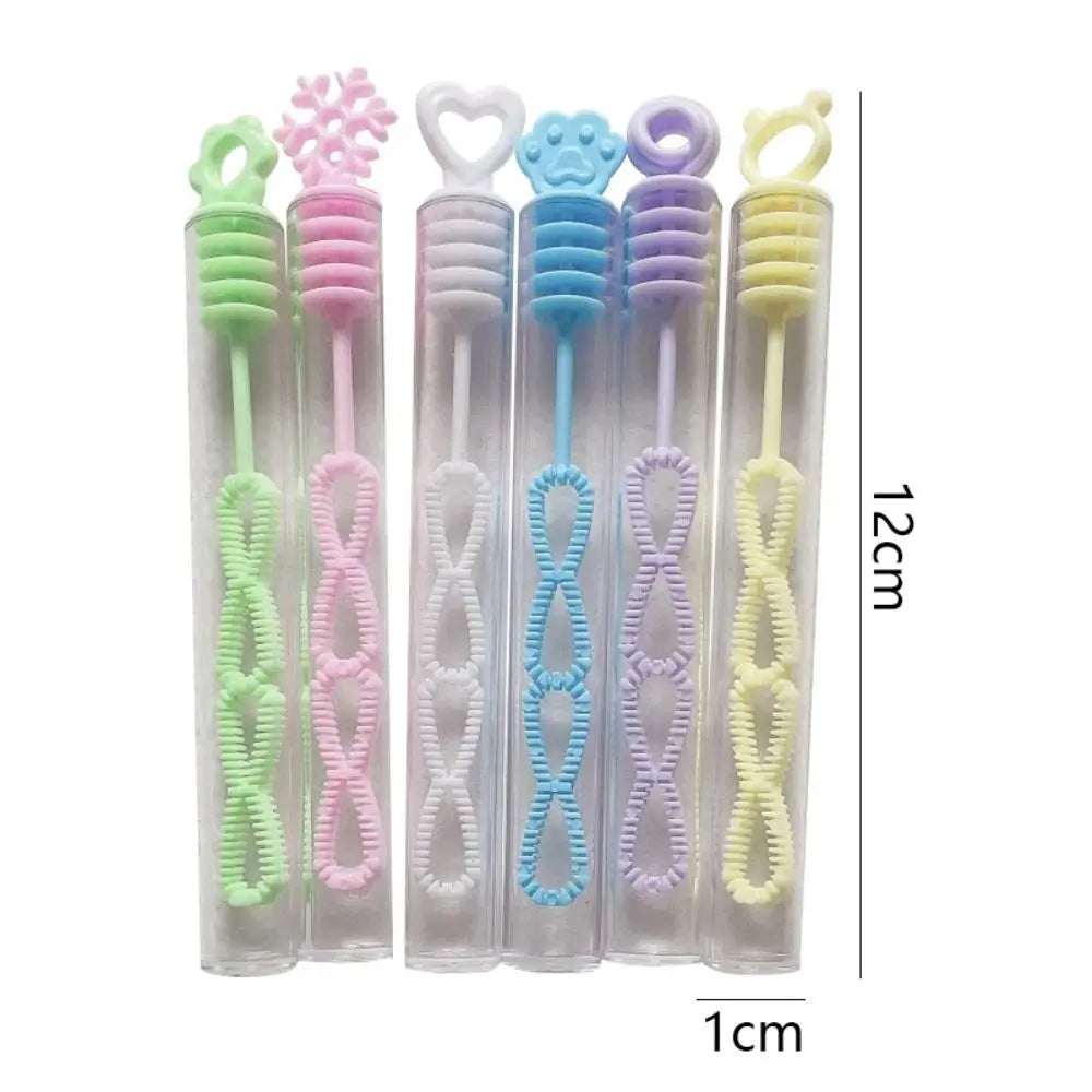 10Pcs/Set Bubble Machine Toys Colorful Bubble Empty Tube Kids Birthday Party Favor Carnival Gift School Prizes Random Color