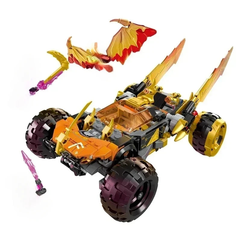 Compatible Sets Series Building Blocks Jay Storm Fighter Element Spaceship Flying Machine Children's Assembling Gifts 70668
