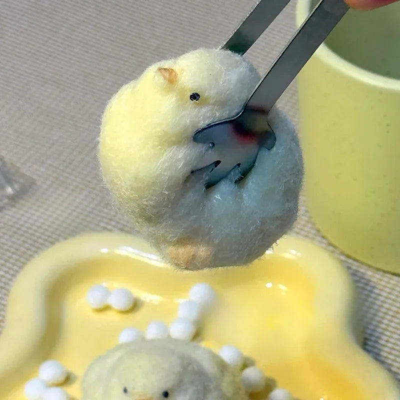Cute Squishy Yellow Chick Fidget Toy Lovely Hen Soft Squeeze Toys Cute Fast Rebound Decompression Toy Birthday Anti-stress Gift