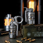 DJGEDC Destroyer Magnetic Levitation Tuning Fork Grenade Composite Fingertip Push Card Gyro Adult Decompression Toy
