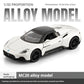 1:32 Maserati MC20 Model Exquisite Alloy Simulation Convertible Super Car Collection Gift Desktop Decoration Light & Sound