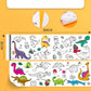 Children's Drawing Roll DIY Coloring Paper Roll Color Filling Paper Graffiti Scroll Paper-cut for Kids Painting Educational Toys