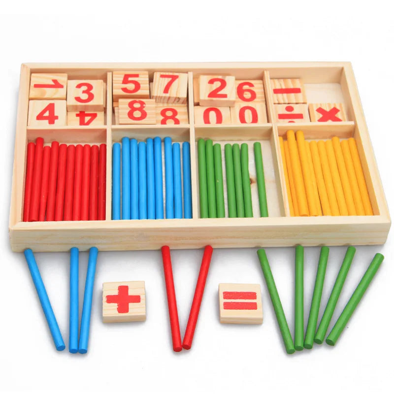 Montessori Wooden Toys Kids Busy Board Animal Math Fishing Numbers Matching Digital Shape Educational Toys For Children Gifts