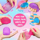 Stress Balls Fidget Toys, Slow Rising Squishies Gumdrop Stress Toys, Stress Relief and Anxiety, Textured Squeeze Toys Gift for Kids Adults Party Classroom Prize Easter Basket Stuffers, Christmas Gift