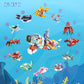 12 in 1 Pre Filled Marine Organism Building Block Set-12 Pcs Mini Building Blocks Toys, STEM Building Blocks Toys