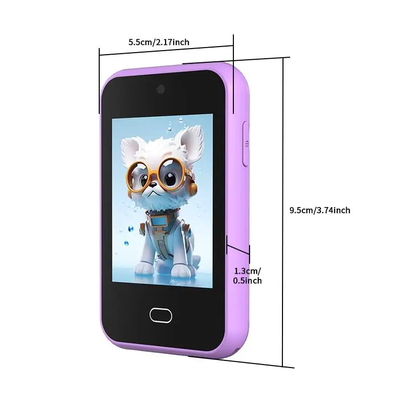 Kids Smart Phone Camera Toy Phone 40+ Games Touch Screen Learning Toy For 3-12 Year Old Boys Girls MP3 Player Birthday Gifts