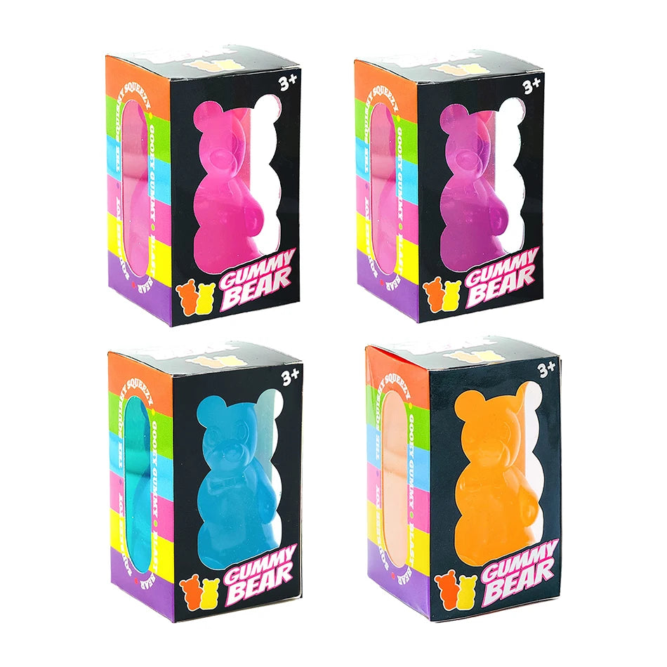 Bear Squishy, Stress Bear Taba Squishy, Taba Squishy Toys for Kids, Stress Balls Valentines Day Gifts Birthday Gifts Party Favors, Christmas Gifts.