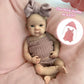 13Inch Waterproof Bettie Reborn Silicone Doll With 2 Sets Outfits Handmade Paint Skin Soft Touch Silicone Doll