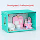 Simulation kitchen Toys 1 12 Scale Dollhouse Furniture Container Miniature Bathroom Bedroom Living Room Scene Decoration