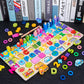 Montessori Wooden Toys Kids Busy Board Animal Math Fishing Numbers Matching Digital Shape Educational Toys For Children Gifts