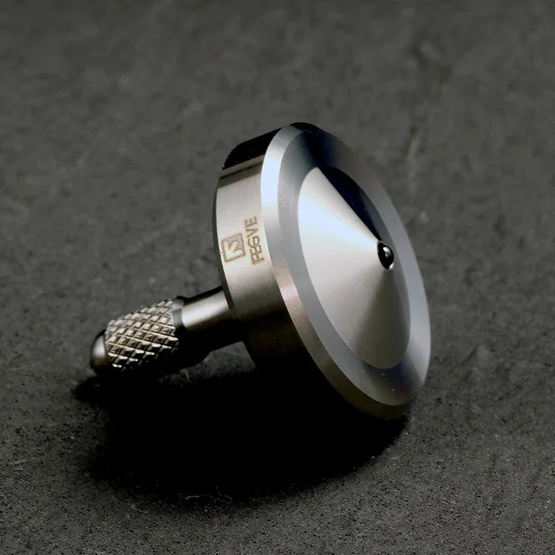 FEGVE Inner Peace Mini Gyro Fidget Spinner Hand Spinners Tainless Steel Metal Ceramic Beads Antistress Desktop Rotation Toy
