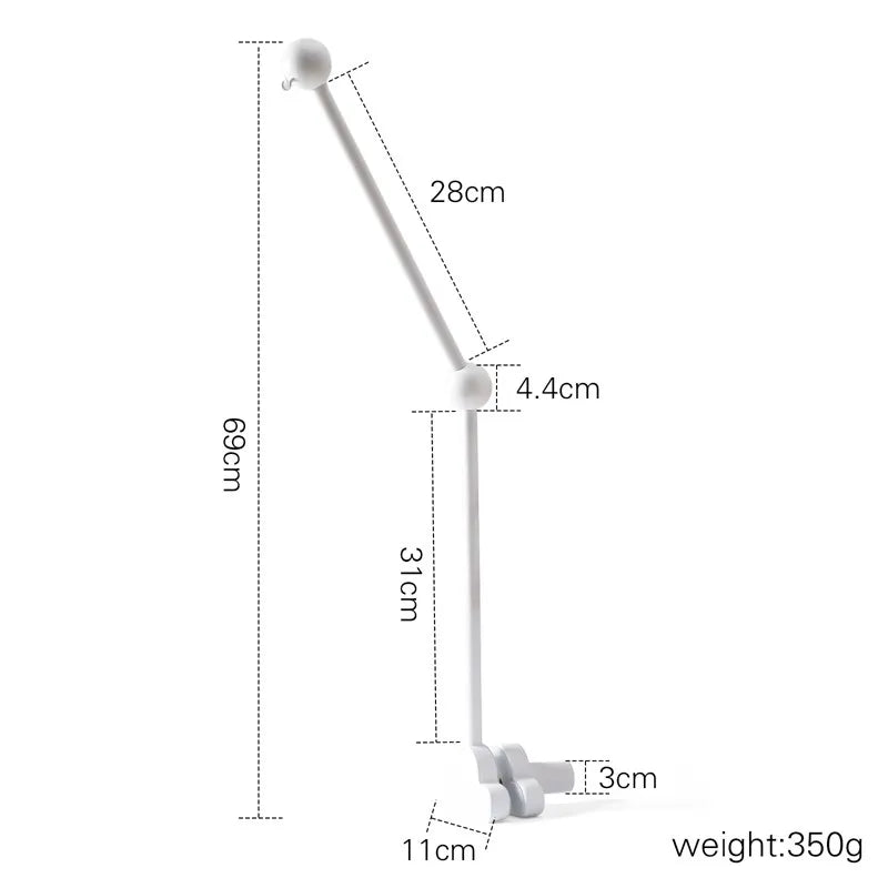 Baby Rattle Toys 0-12 Months White Rotary Mobile On The Bed Newborn Music Box Bed Bell Toy Holder Bracket Bluetooth/Remote Box