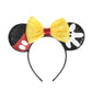 Mouse Ears Headhand for Girls Adults Cute Cartoon Party Cosplay Hair Accessories Sequin Bows Hairband Toys