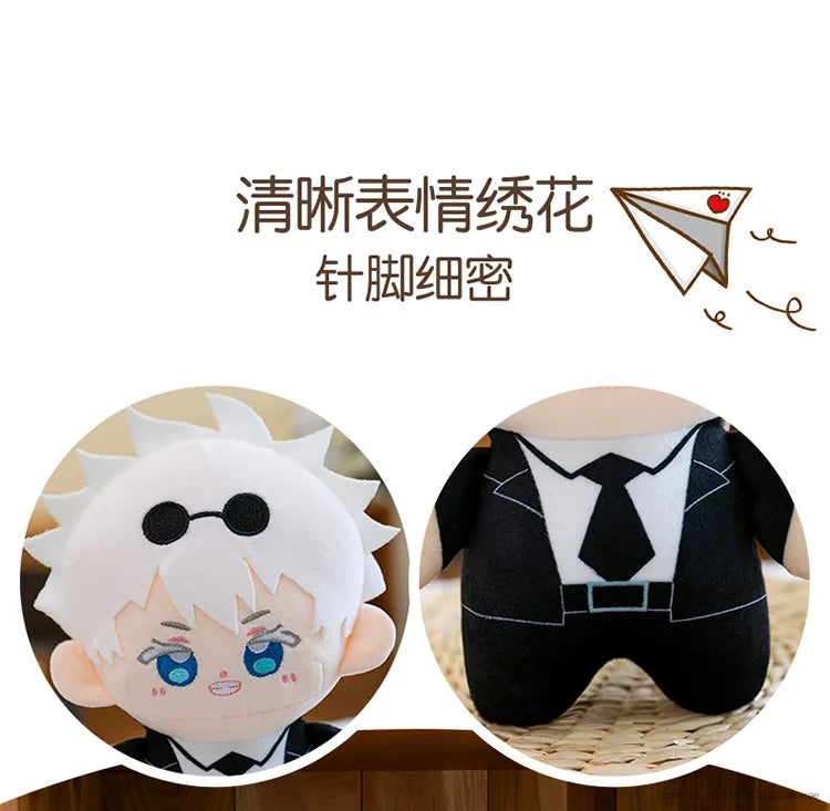 23cm Cartoon Jujutsu Kaisen Plush Dolls Lovely Anime Plush Toy Fushiguro Megumi Itadori Yuji Gojo Satoru Peluche Toy Fans Gift