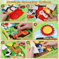 Baby Early Education Schoolbag Safe Felt Interactive Busy Board Alphabet Educational Toy for Children Felt Alphabet Learning Boa