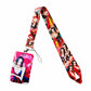 Anime Cartoon Credential Holder Keychains Neck Lanyard For Pass Card Anime Credit Card Holder Keychain Straps Wholesale