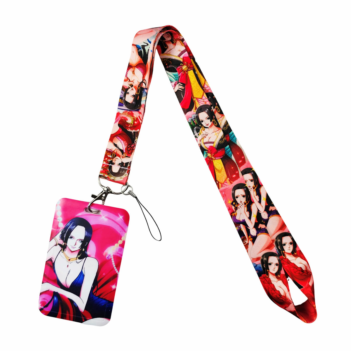 Anime Cartoon Credential Holder Keychains Neck Lanyard For Pass Card Anime Credit Card Holder Keychain Straps Wholesale
