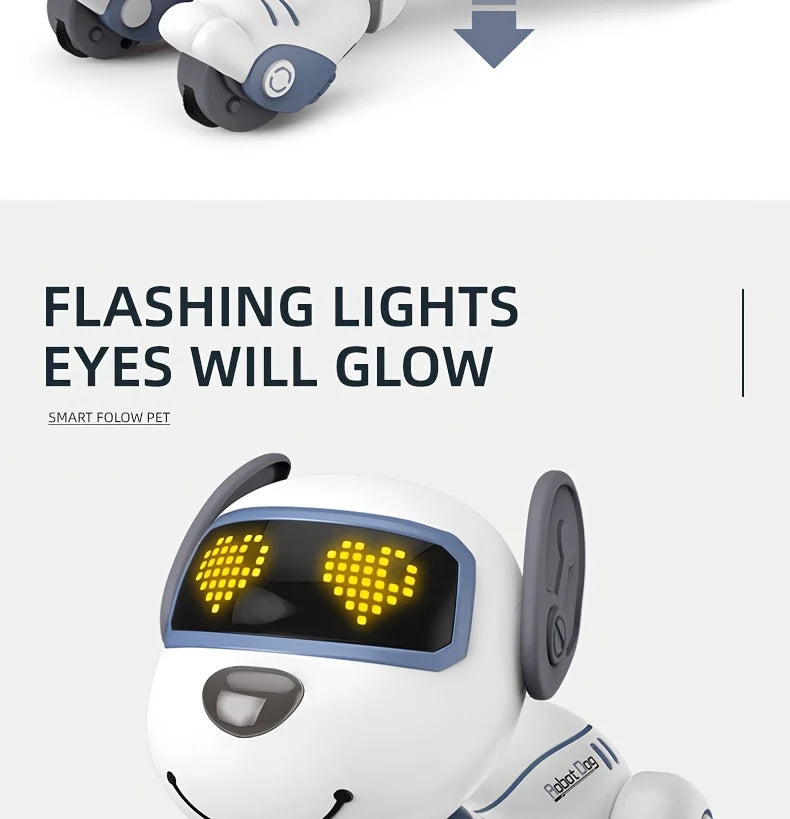 Intelligent Robot Dog Remote Control Electronic Sing Dance Follow Smart Interactive Stunt Music Toy Programmable Puppy Kid Gift