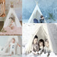 1.6M Kids Tent Play House Wigwam for Children Portable Child Tipi Tents Teepee Toddler Ball Pit Girl Castle Play Room Teepee