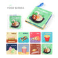 Soft Baby Books Toys Montessori 3D Touch Feel High Contrast Cloth Book Sensory Early Learning Games for Kids Educational Toys