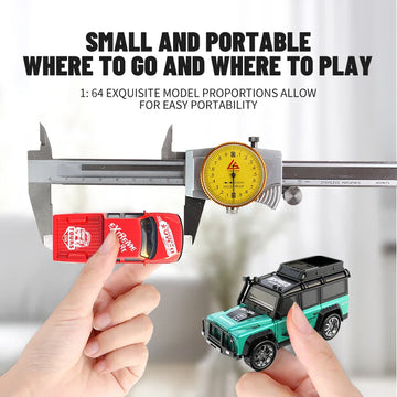 6601Green RC Car MINI Alloy 1/64 Remote Control Toy for Kids